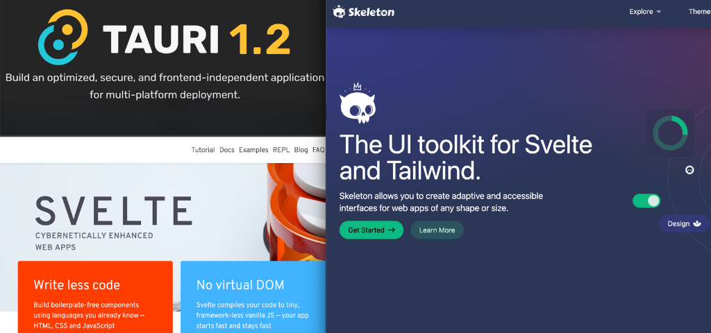 A guide to building a cross-platform desktop application using Svelte, Skeleton, Tauri, and Rust